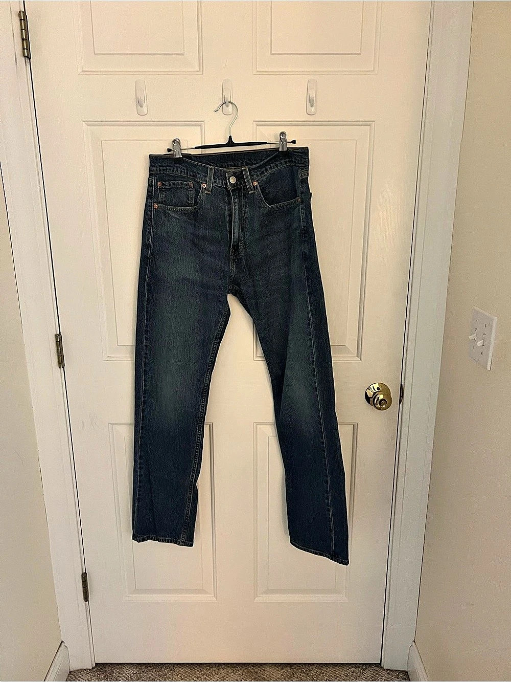 Levi's Straight Leg 505 Jeans Blue Waist 31x32